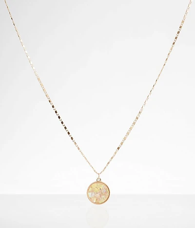 Foiled Pendant Necklace