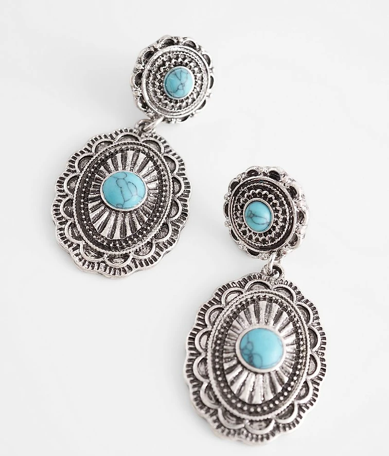 Western Turquoise Earring