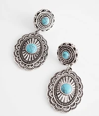 Western Turquoise Earring
