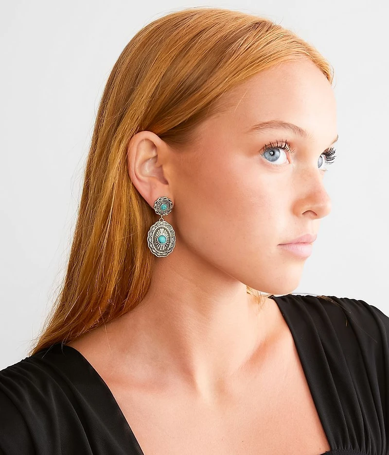 Western Turquoise Earring