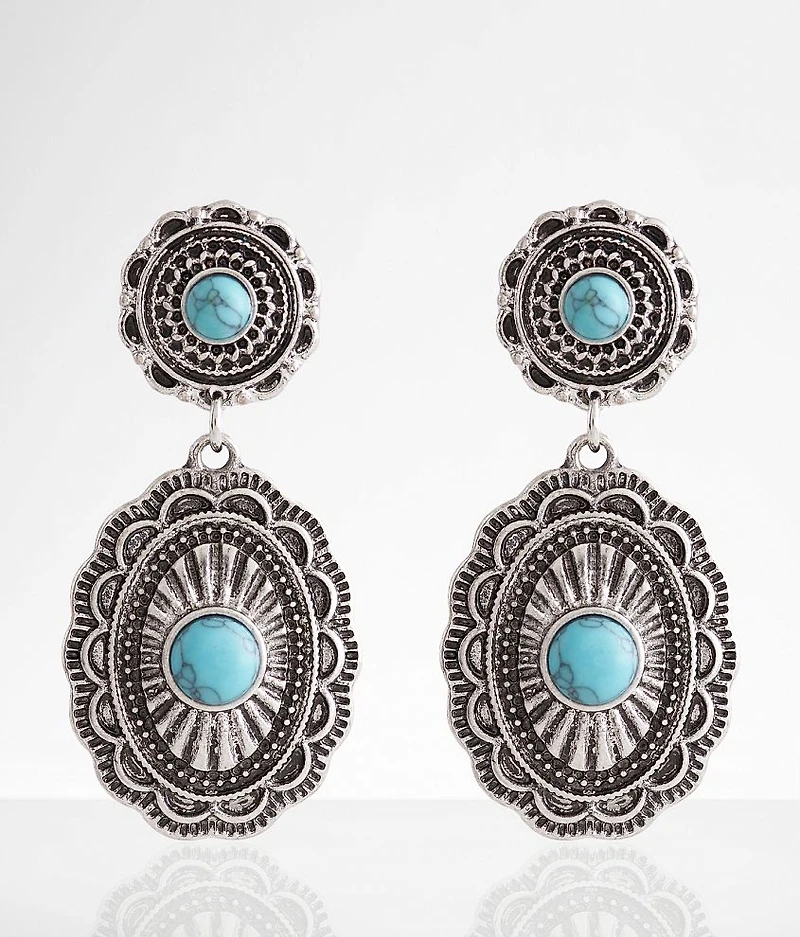 Western Turquoise Earring