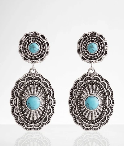 Western Turquoise Earring
