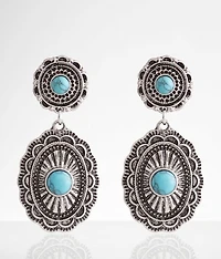 Western Turquoise Earring