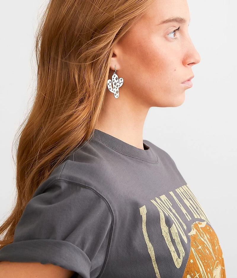 Cactus Drop Earring