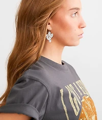 Cactus Drop Earring