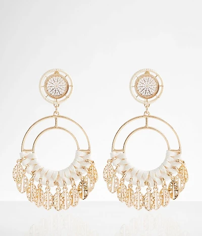 Feather Filigree Earring