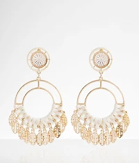 Feather Filigree Earring