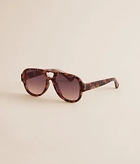 Tort Aviator Sunglasses