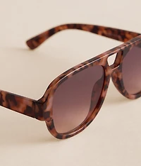 Tort Aviator Sunglasses