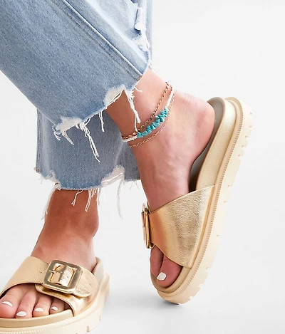 3 Pack Stone Ankle Bracelet Set