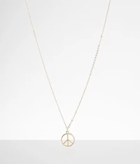 Peace Sign Necklace