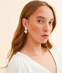 Double Heart Earring
