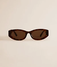 Tort Oval Sunglasses