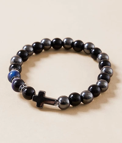 Cross Beaded Bracelet