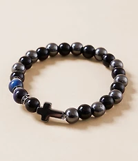 Cross Beaded Bracelet