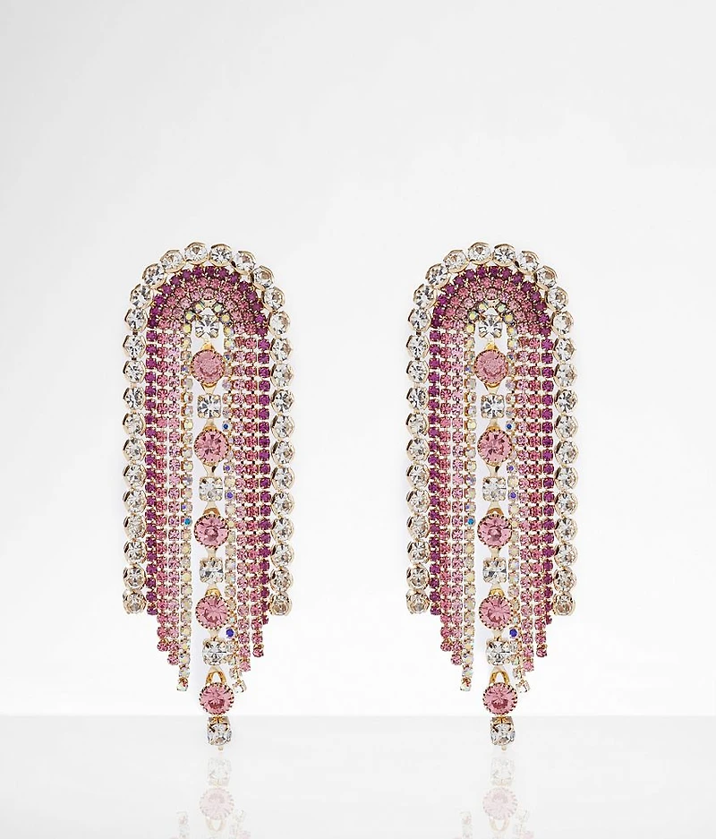 Rainbow Glitz Earring