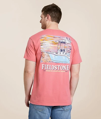 Sunset Boat T-Shirt