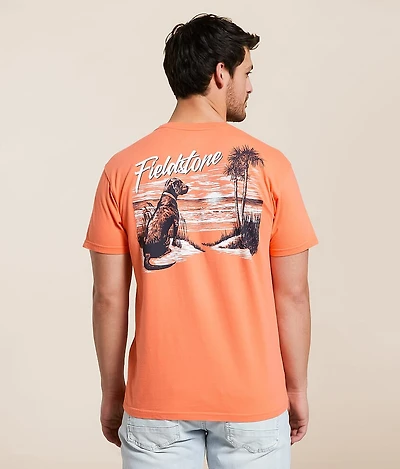 Dog On The Beach T-Shirt