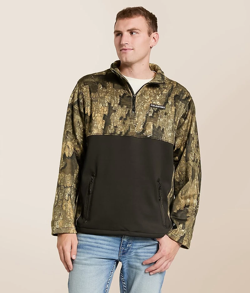 Timber Camo Quarter Zip Pullover