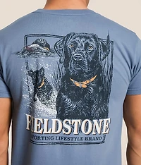 Black Labrador Splash T-Shirt