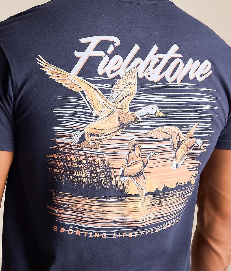 Sunset Ducks T-Shirt