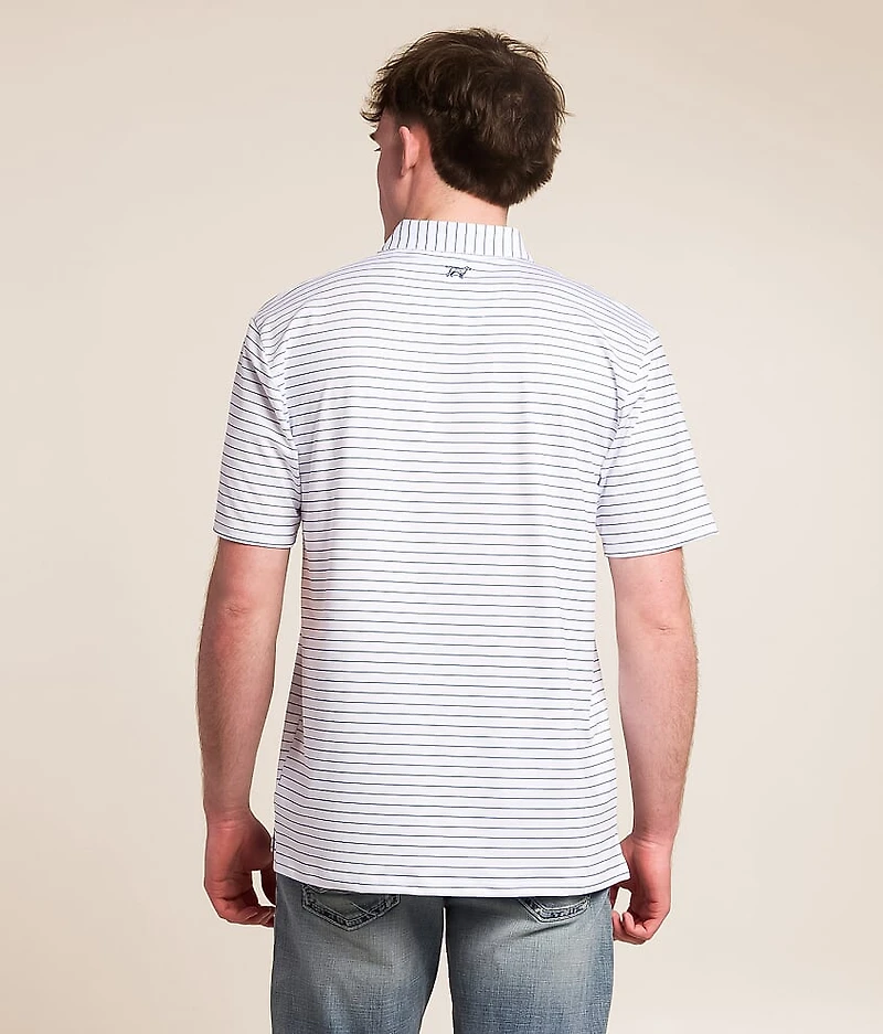 Mariner Striped Performance Polo