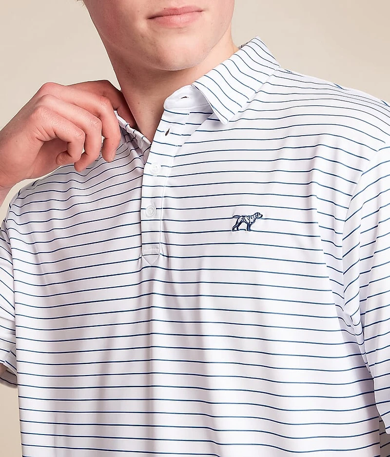 Mariner Striped Performance Polo