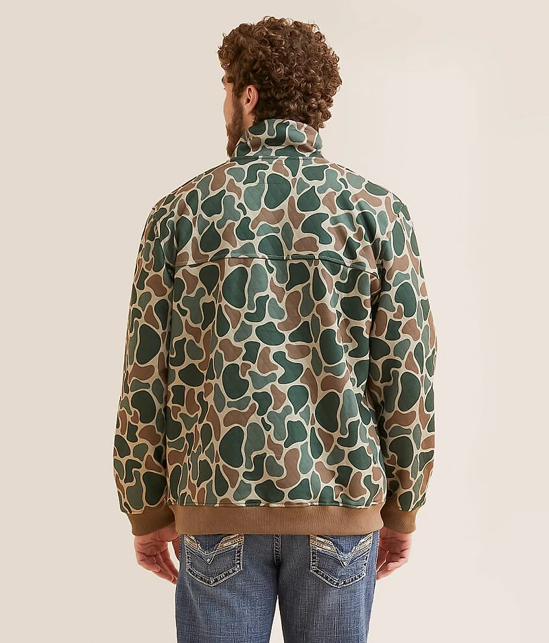 Camo Quarter Snap Pullover