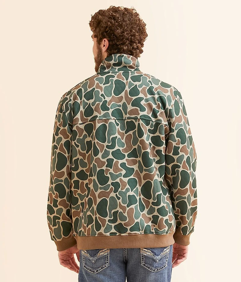 Camo Quarter Snap Pullover