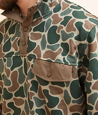 Camo Quarter Snap Pullover