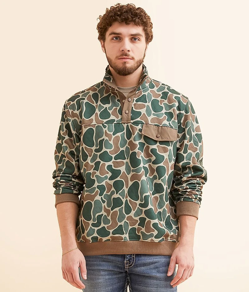 Camo Quarter Snap Pullover