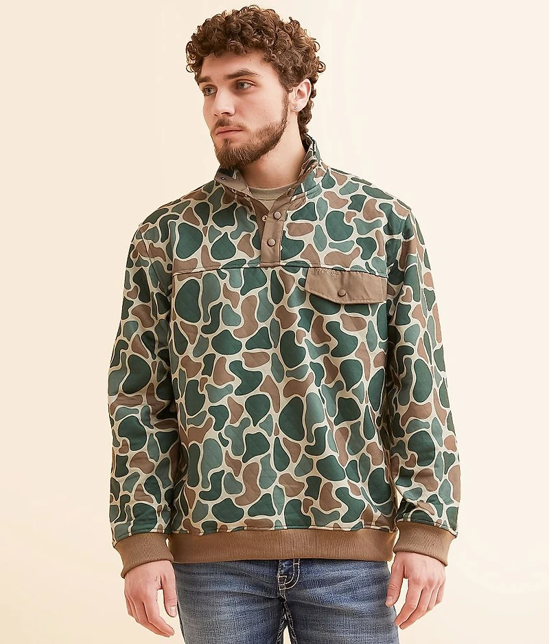 Camo Quarter Snap Pullover