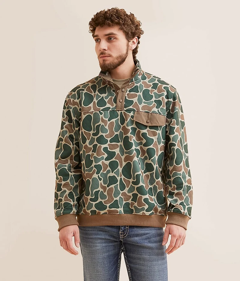 Camo Quarter Snap Pullover