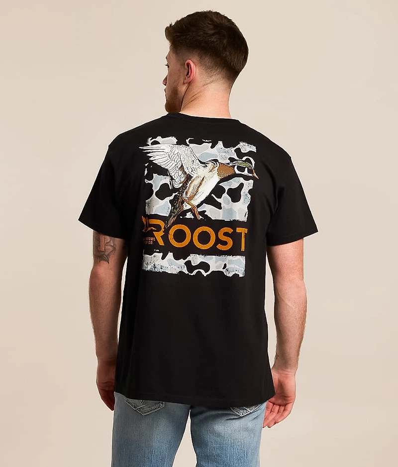 Snow Camo Wood Duck T-Shirt