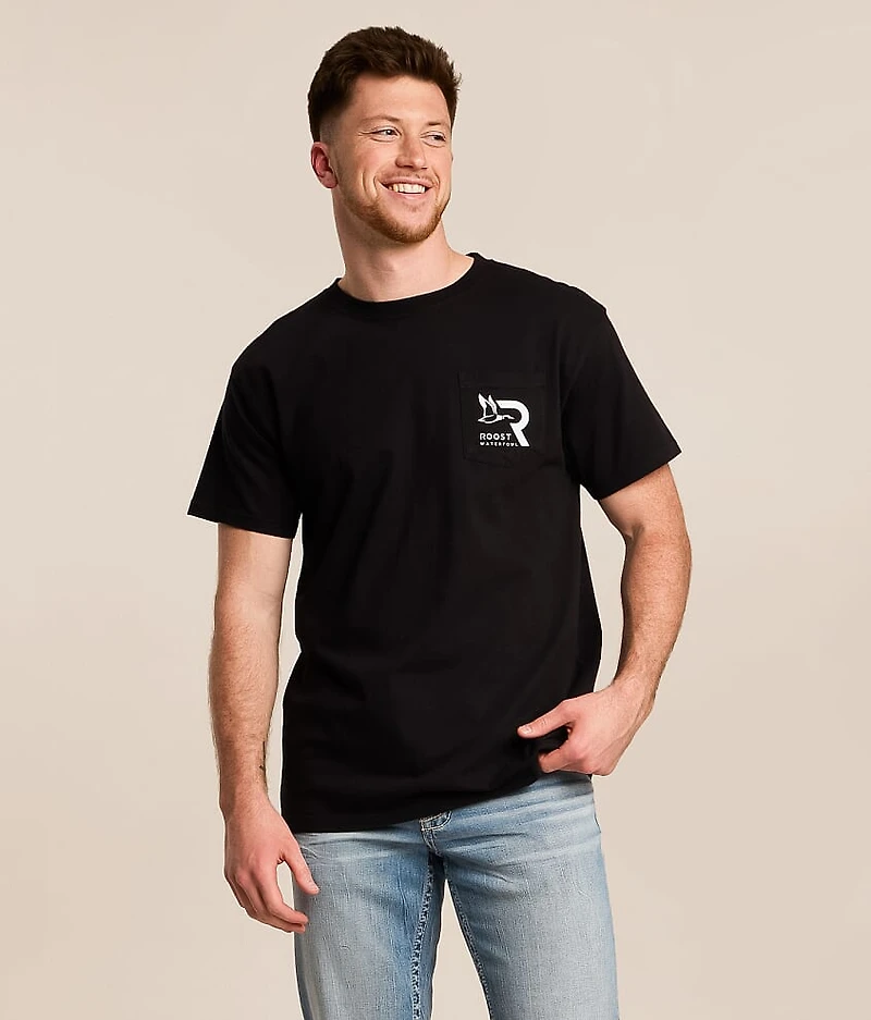 Snow Camo Wood Duck T-Shirt