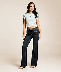 Megan Mid-Rise Flare Stretch Jean