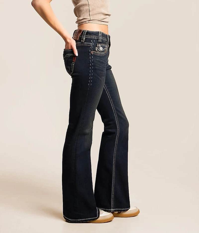 Megan Mid-Rise Flare Stretch Jean