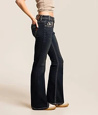 Megan Mid-Rise Flare Stretch Jean