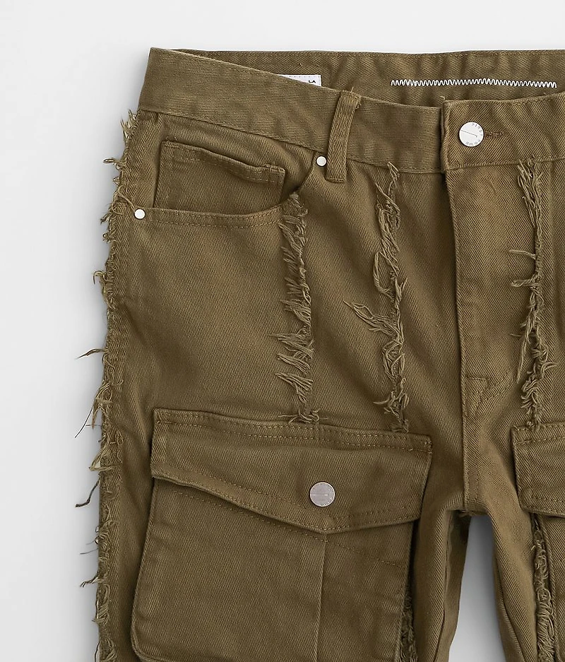 Stacked Cargo Stretch Jean