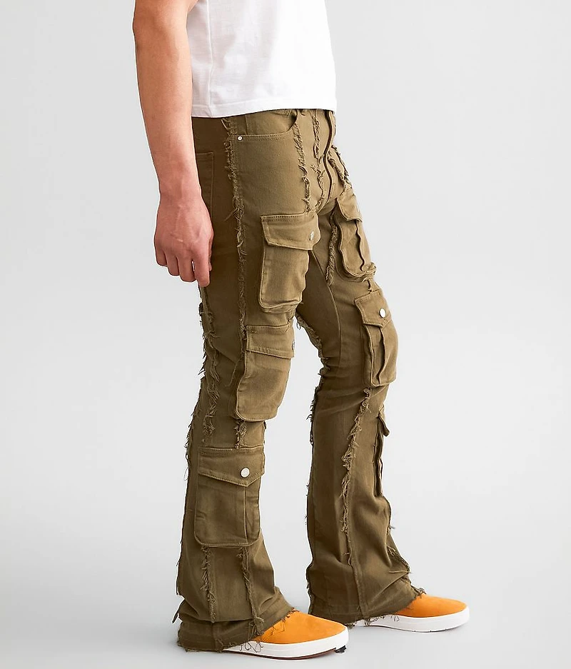 Stacked Cargo Stretch Jean