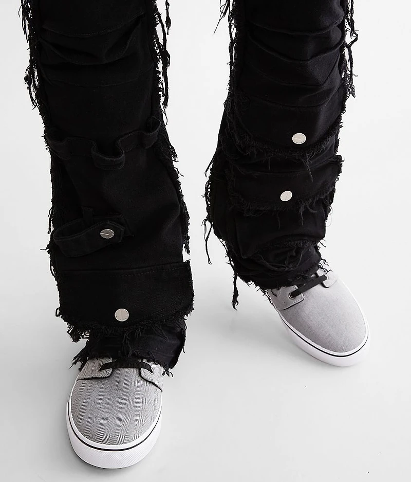 Slim Stacked Cargo Stretch Jean