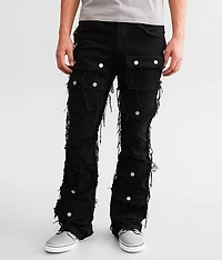 Slim Stacked Cargo Stretch Jean