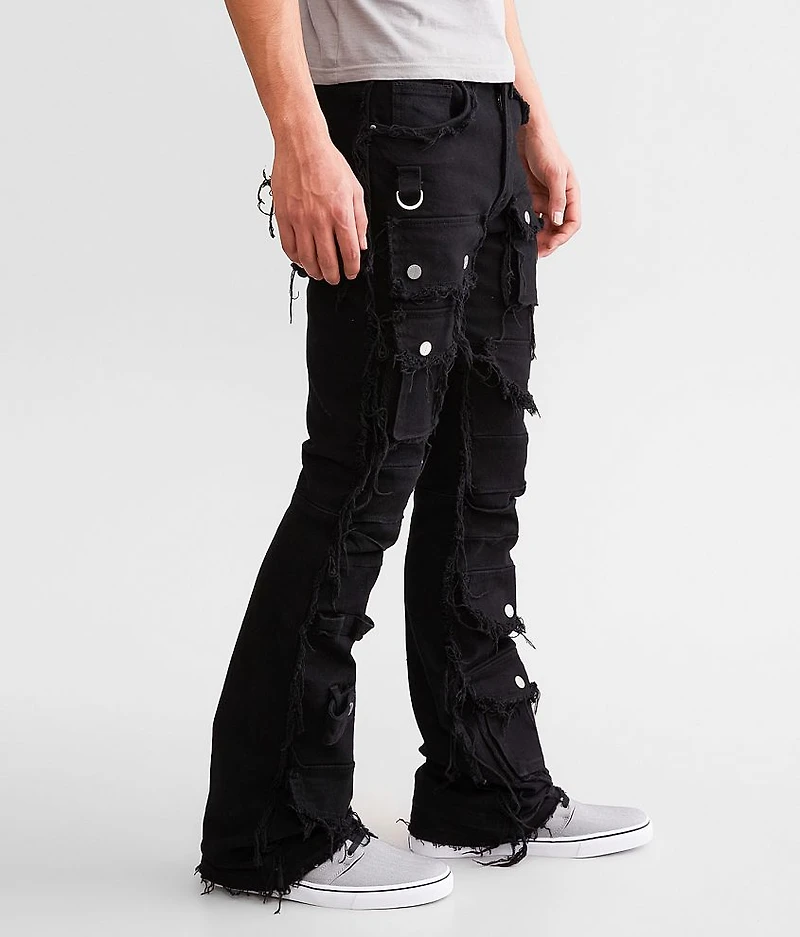 Slim Stacked Cargo Stretch Jean