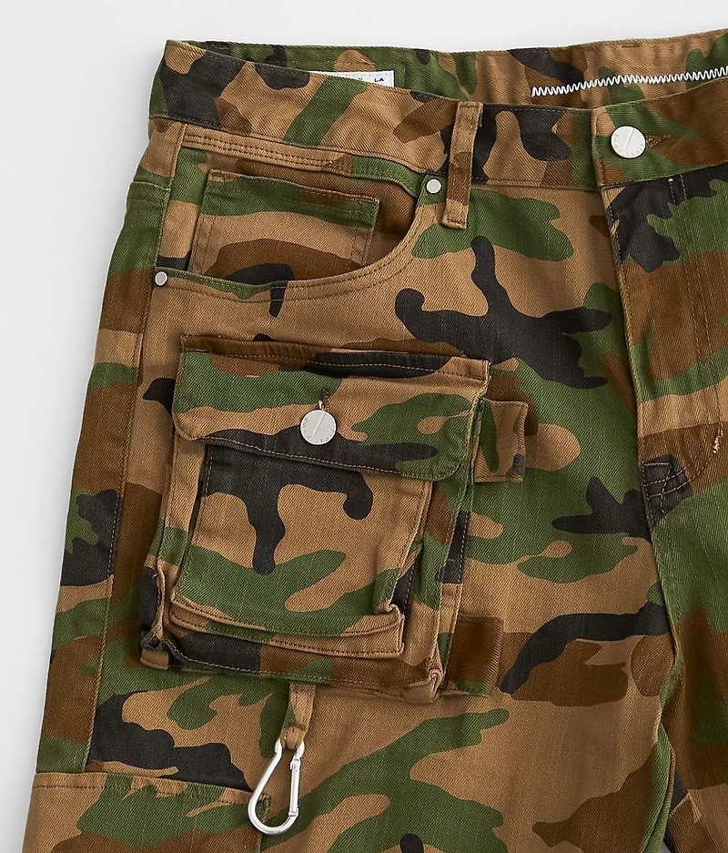 Camo Slim Stretch Short