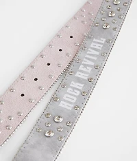 Glitz Leather Belt