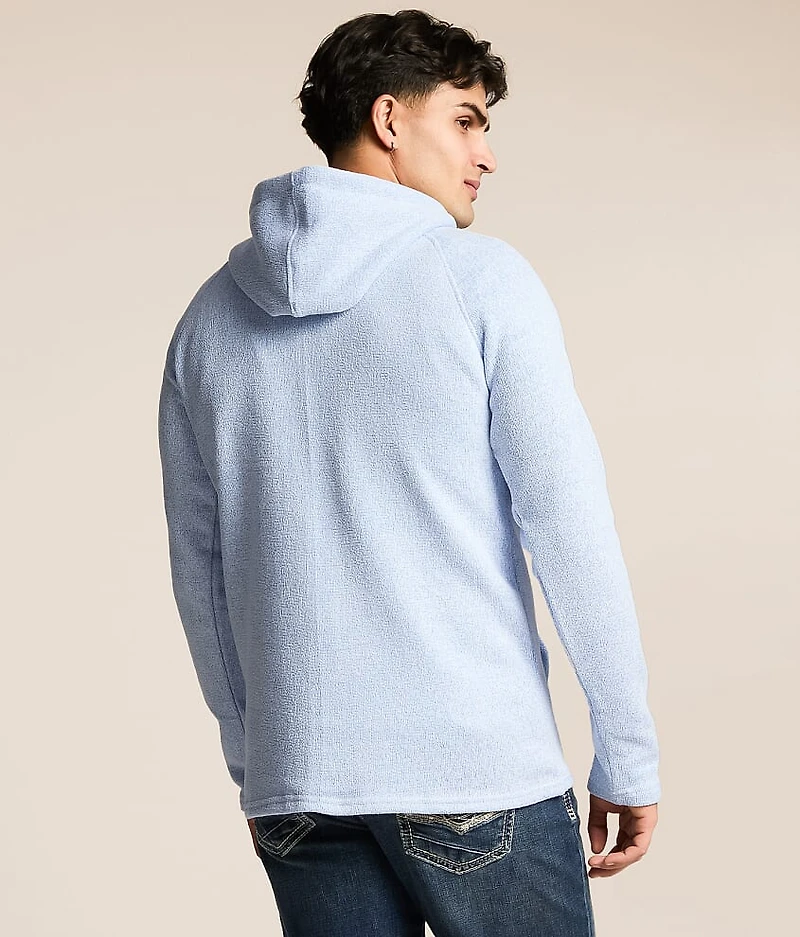 Quarter Zip Hooded Sweatshirt