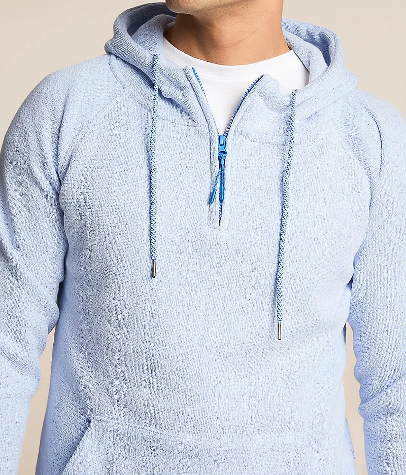 Quarter Zip Hooded Sweatshirt