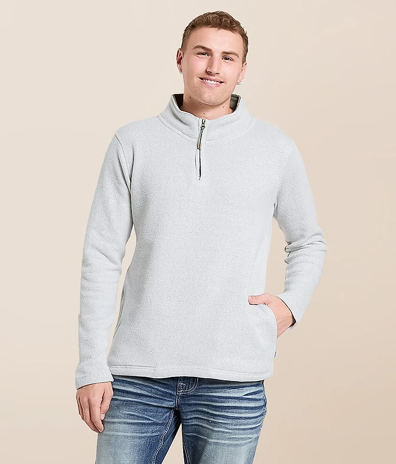 Marled Quarter Zip Pullover