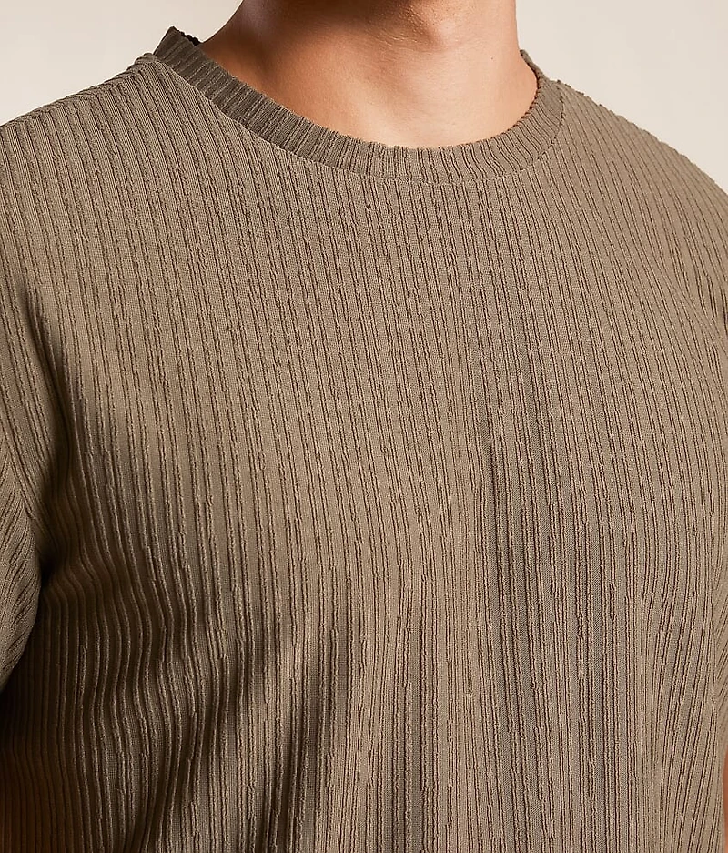 Textured Stripe T-Shirt