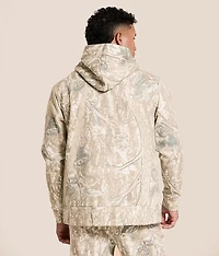Camo Print Hooded Sweatshirt